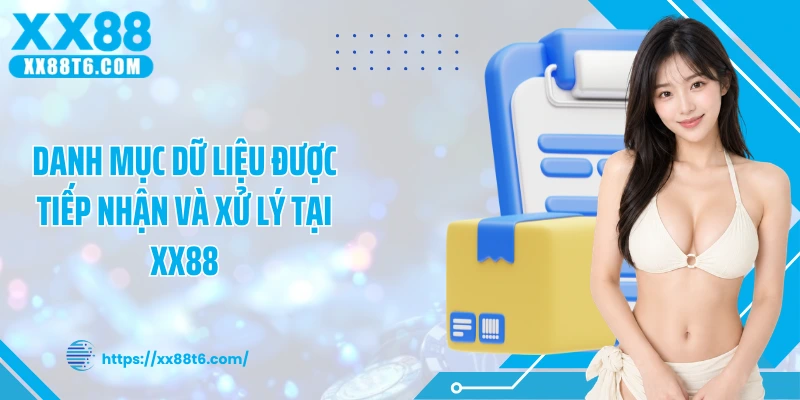 Danh mục dữ liệu được tiếp nhận và xử lý tại XX88