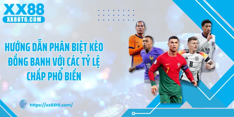 Hướng dẫn phân biệt kèo đồng banh với các tỷ lệ chấp phổ biến